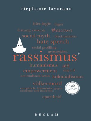 cover image of Rassismus. 100 Seiten